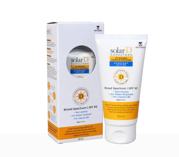 Solar D Sunscreen Everyday Active Sunscreen SPF 50 PA++++