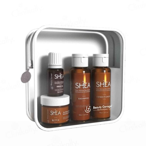Beauty Garage Pure African Shea Butter Retention Treatment Travel Kit