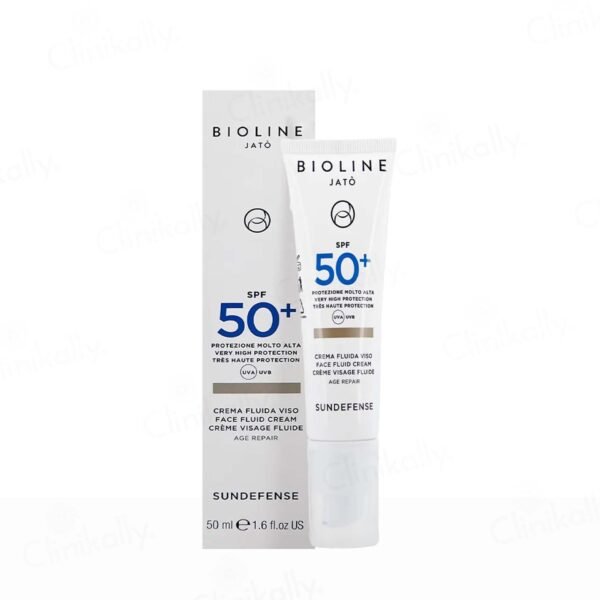 Bioline Jato Sundefense Age Repair Face Fluid Cream SPF 50+