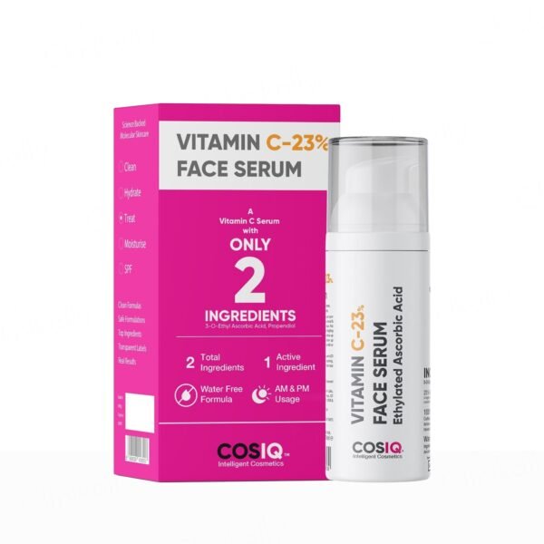 CosIQ Vitamin C-23% Ethylated Ascorbic Acid Face Serum