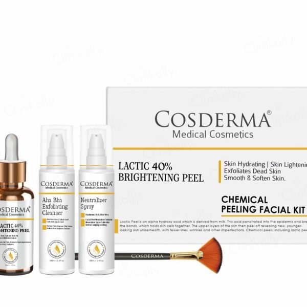 Cosderma Lactic 40% Brightening Peel Chemical Peeling Facial Kit