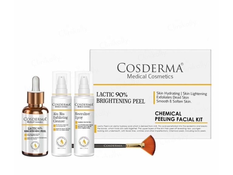 Cosderma Lactic 90% Brightening Peel Chemical Peeling Facial Kit