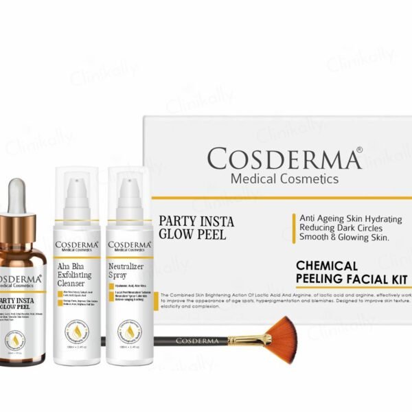 Cosderma Party Insta Glow Peel Chemical Peeling Facial Kit