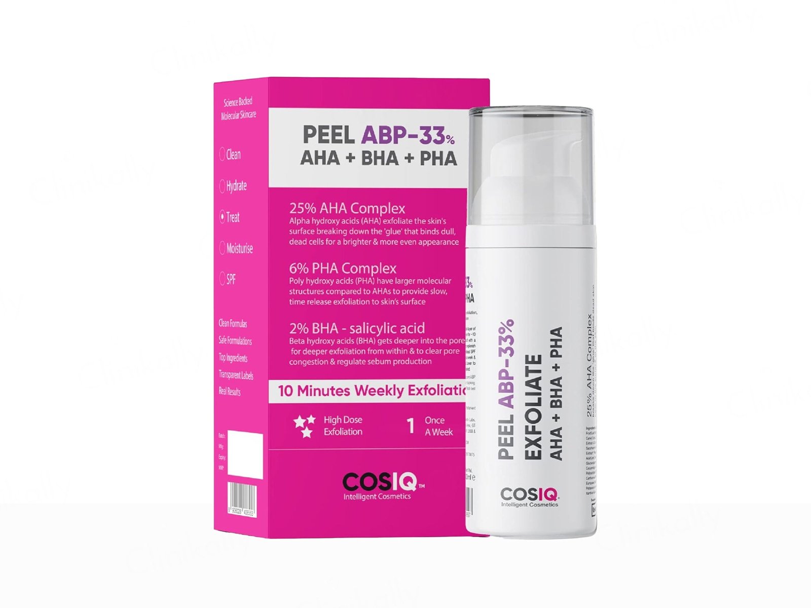 CosiQ ABP-33% AHA + BHA + PHA Strong Exfoliating Peeling Solution