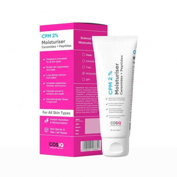 CosiQ CPM 2% Ceramides + Peptides Lightweight Moisturiser Gel