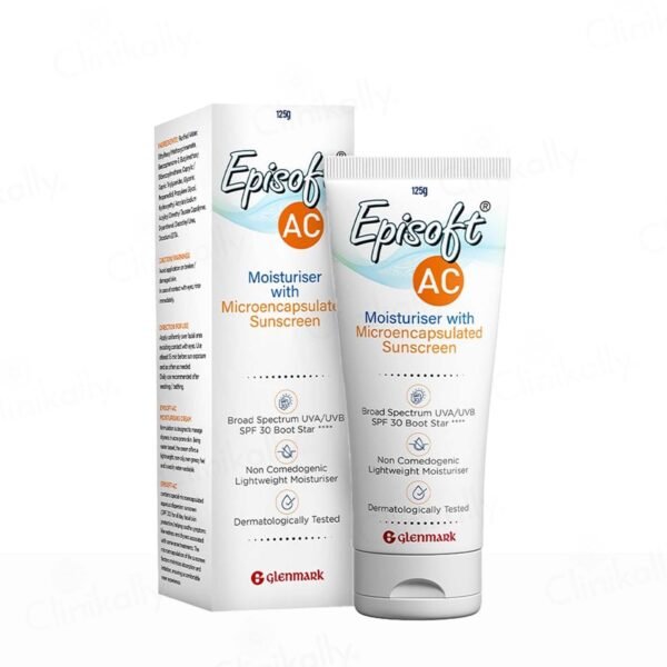 Episoft AC Moisturiser with Sunscreen SPF 30
